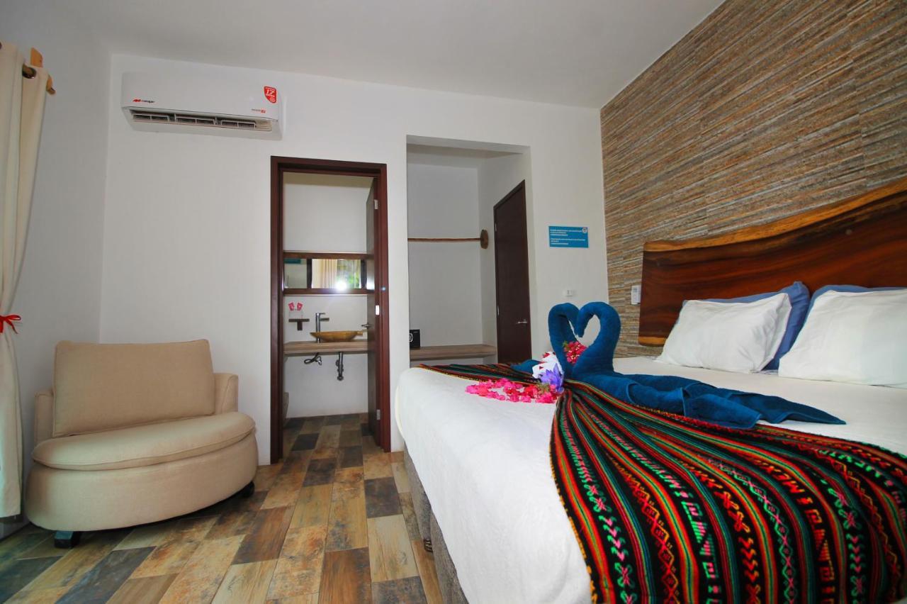 Hotel Pancho Villas Bacalar - Free Bikes And Paddles ภายนอก รูปภาพ