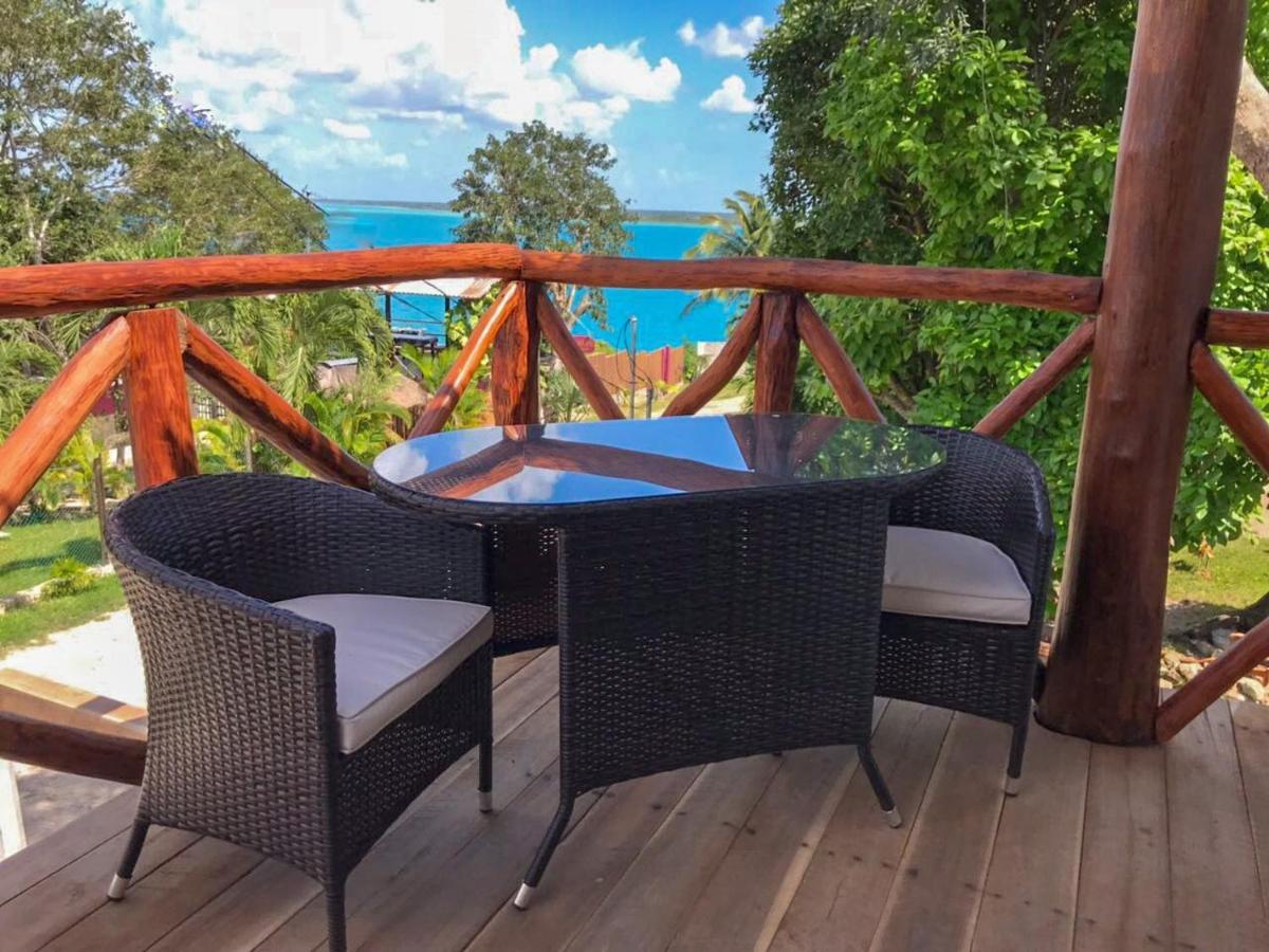 Hotel Pancho Villas Bacalar - Free Bikes And Paddles ภายนอก รูปภาพ